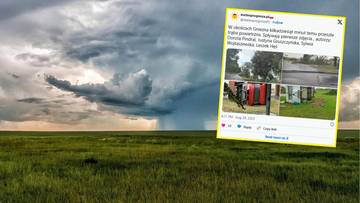 Trąba powietrzna w Wielkopolsce. Dzieci uwięzione na wyspie