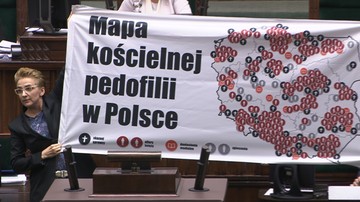 "Dorota!" - awantura w Sejmie o "Mapę kościelnej pedofilii". Wicemarszałek uciszała koleżankę z PiS