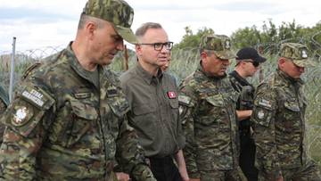 Prezydent Andrzej Duda na granicy. "Chcę was przeprosić"