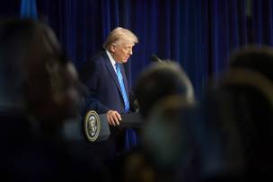 Trump po ataku nawiązał do inwazji Rosji. "To takie prymitywne"