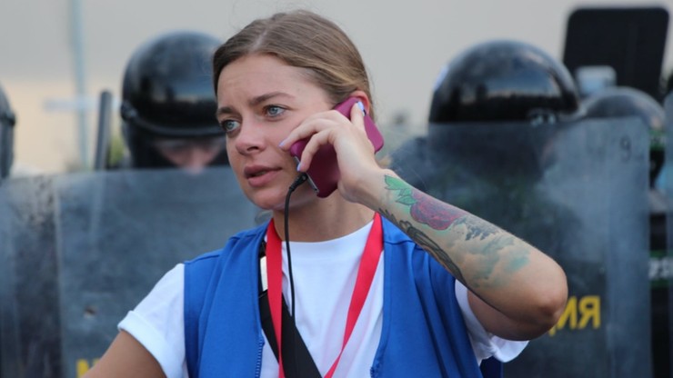Białoruś. Dziennikarka Alena Tałkaczowa wypuszczona z aresztu