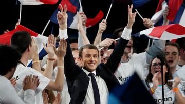 "Macron wygra z Le Pen w drugiej turze". Sondaż przed wyborami we Francji