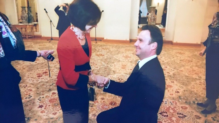 Nieznane zdjęcie Marii Kaczyńskiej i prezydenta. "Nie widziałem go wcześniej. Wzruszenie..."