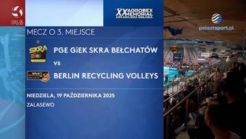 PGE GiEK Skra Bełchatów - Berlin Recycling Volleys. Skrót meczu 