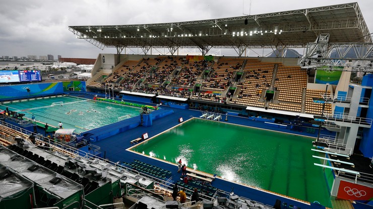 Rio: wiadomo dlaczego woda w basenie zzieleniała