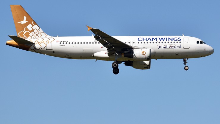 Syryjskie linie lotnicze Cham Wings Airlines zawieszają loty do Mińska