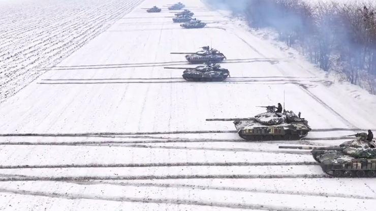 Rosja gromadzi wojska. Siły Zbrojne Ukrainy pokazały nagranie z ćwiczeń
