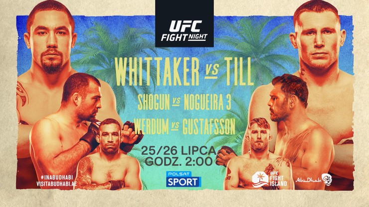 UFC Fight Night: Whittaker – Till. Transmisja w Polsacie Sport