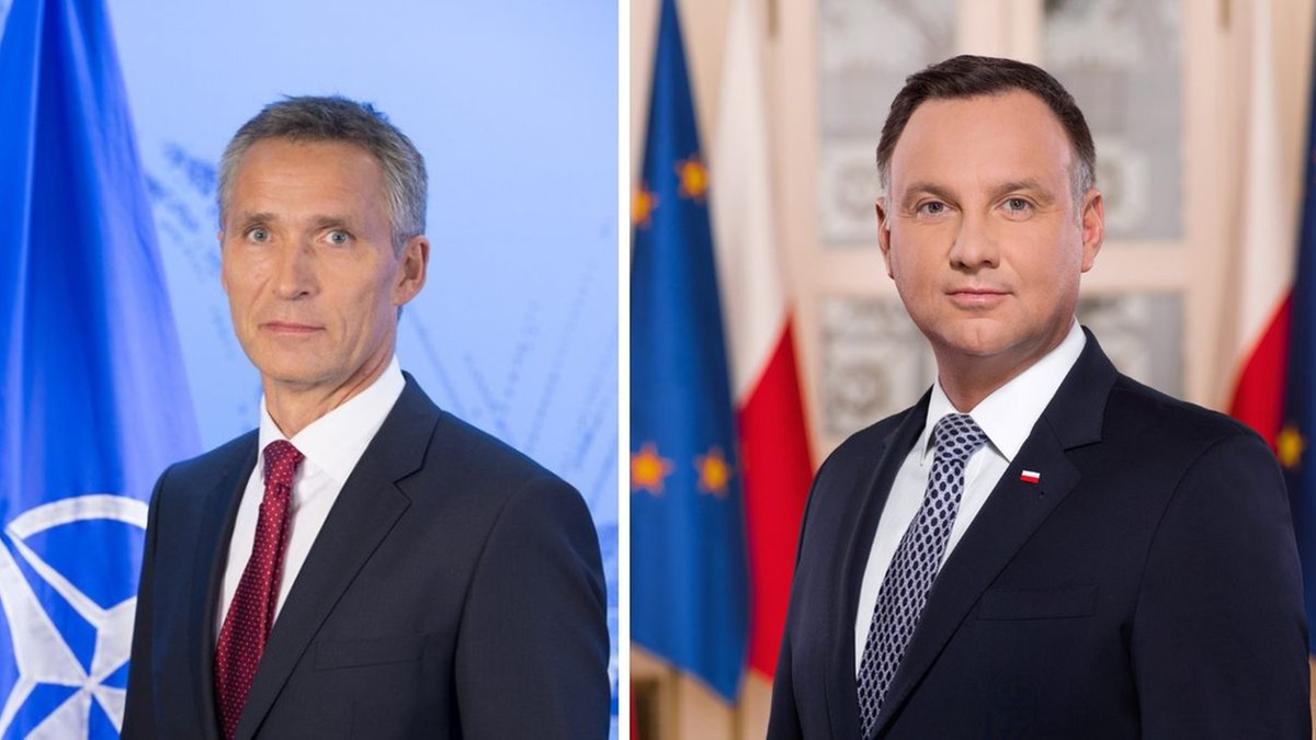 Andrzej Duda rozmawiał z szefem NATO. Jens Stoltenberg dziękuje Polsce
