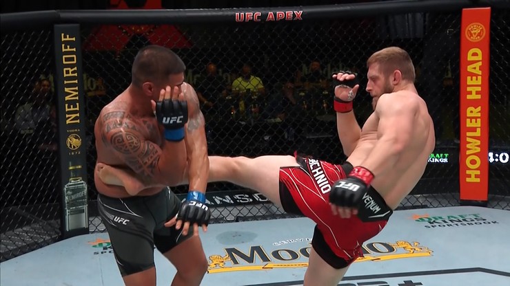 UFC: Marcin Prachnio znokautował rywala potężnym kopnięciem na korpus (WIDEO)