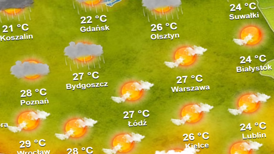 Prognoza 16-dniowa: Jaka będzie pierwsza połowa września?