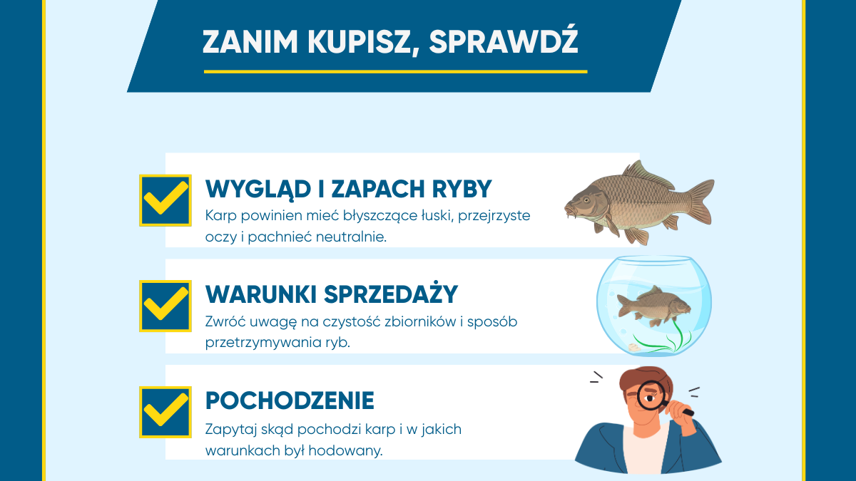 Jak ocenić świeżość karpia przed zakupem