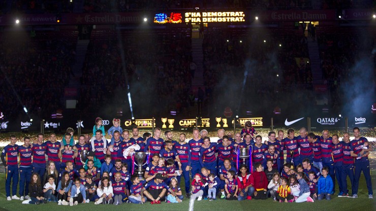 La Liga: Barcelona świętowała zdobycie dubletu