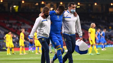 Euro 2020: Brutalnie sfaulowany Ukrainiec poznał diagnozę
