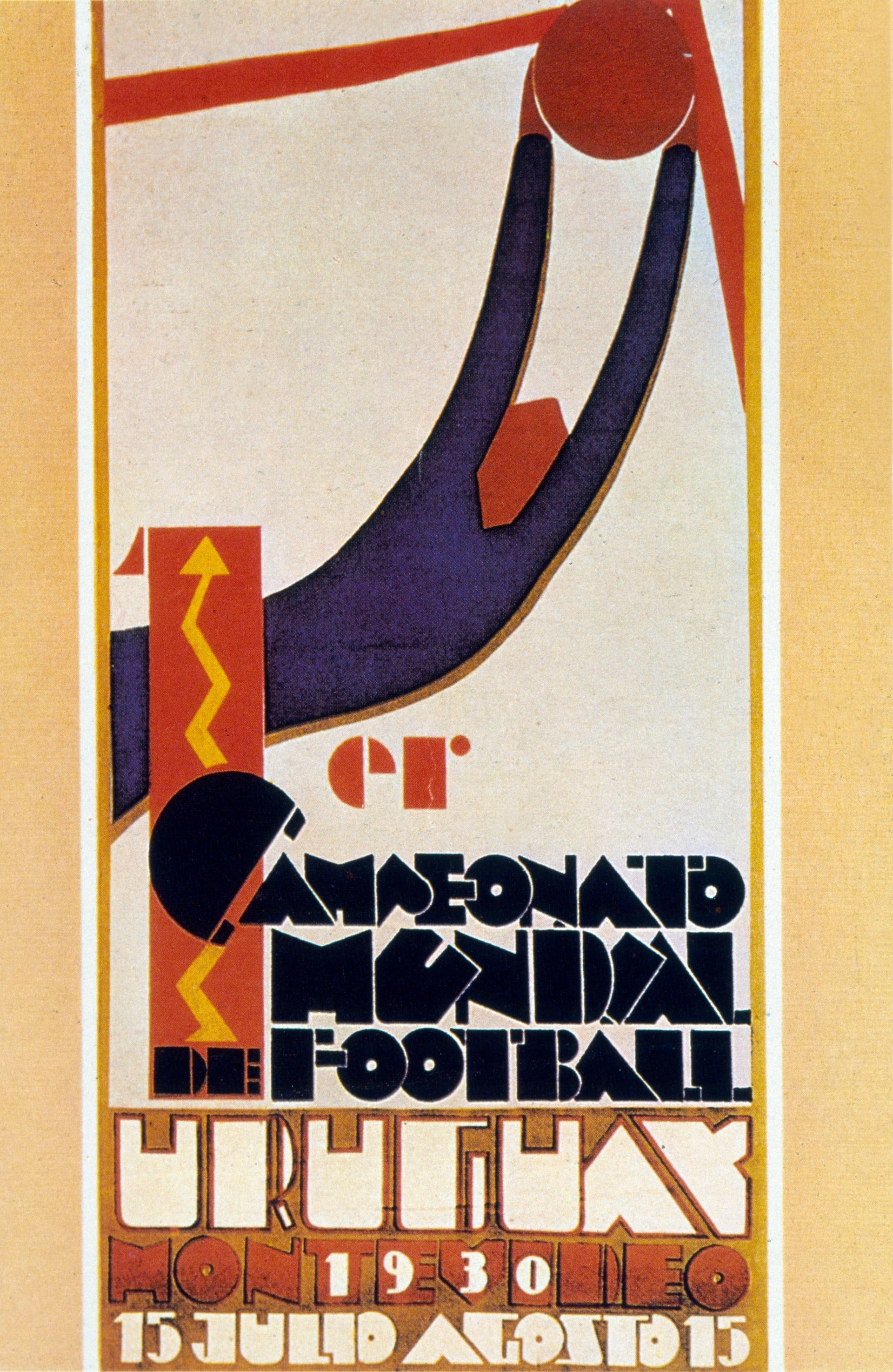 Oficjalne plakaty mistrzostw świata. Od Urugwaju 1930 do Rosji 2018