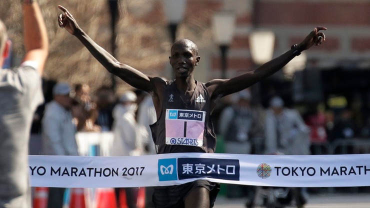 Kenijczyk Kipsang wygrał maraton w Tokio