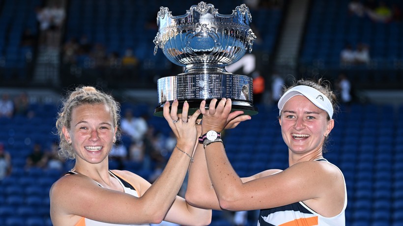 Australian Open: Czwarty wspólny tytuł wielkoszlemowy Barbory Krejcikovej i Kateriny Siniakovej