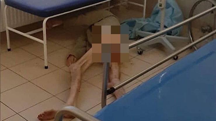 Półnagi pacjent na podłodze szpitala MSWiA w Lublinie. "Tak się traktuje ludzi na SOR-ze"