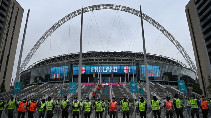 Euro 2020: Ponad 60 tysięcy widzów może obejrzeć półfinały i finał na Wembley