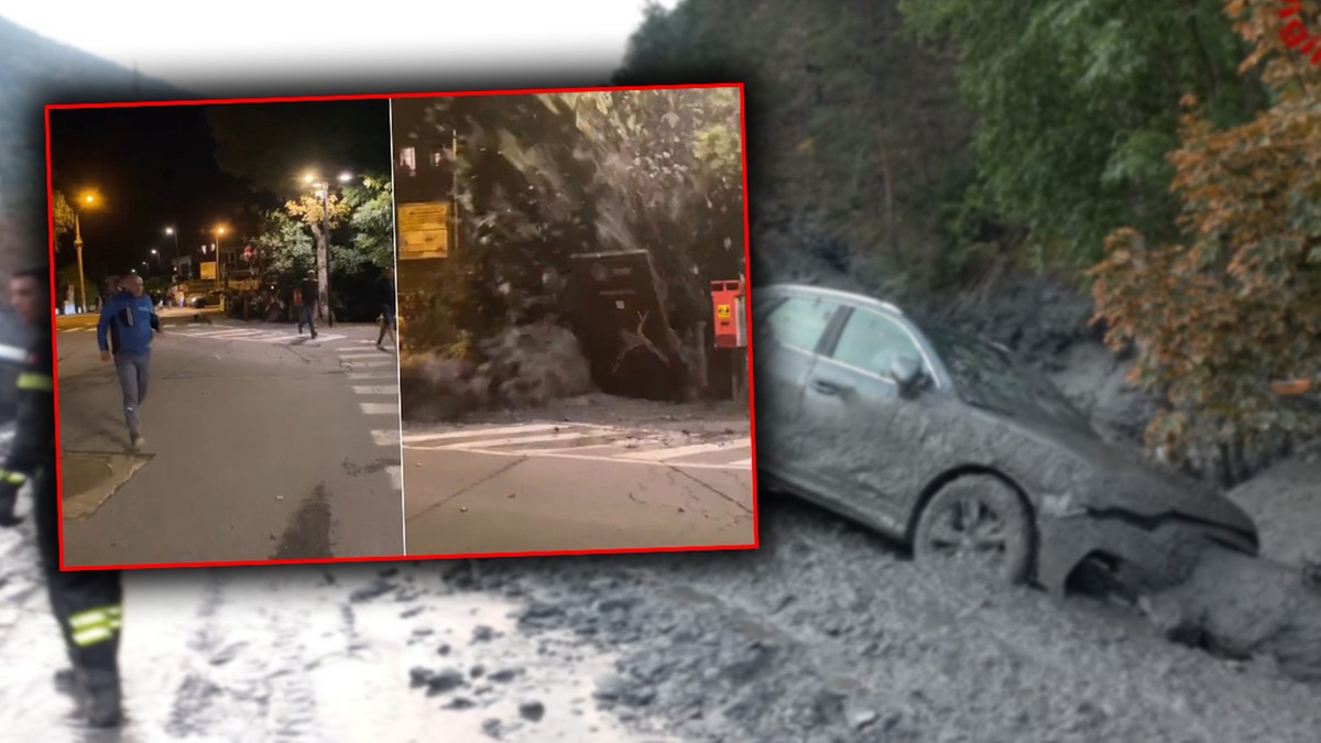 Italy: A mud tsunami swept through the city.  Panic in the streets