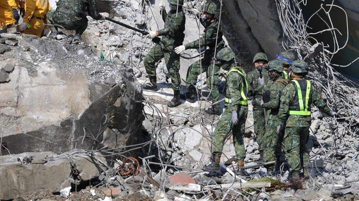 Trzęsienie ziemi w Tajwanie: zginęło 116 osób