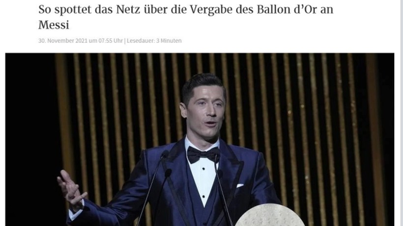 Wściekli niemieccy kibice nie mieli wstydu i zbesztali głosujących! "Złota Piłka to śmieszne wydarzenie"
