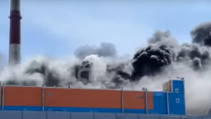 Rosja. Pożar dużej elektrowni GRES-2 na wyspie Sachalin. Przyczyną wybuch turbogeneratora