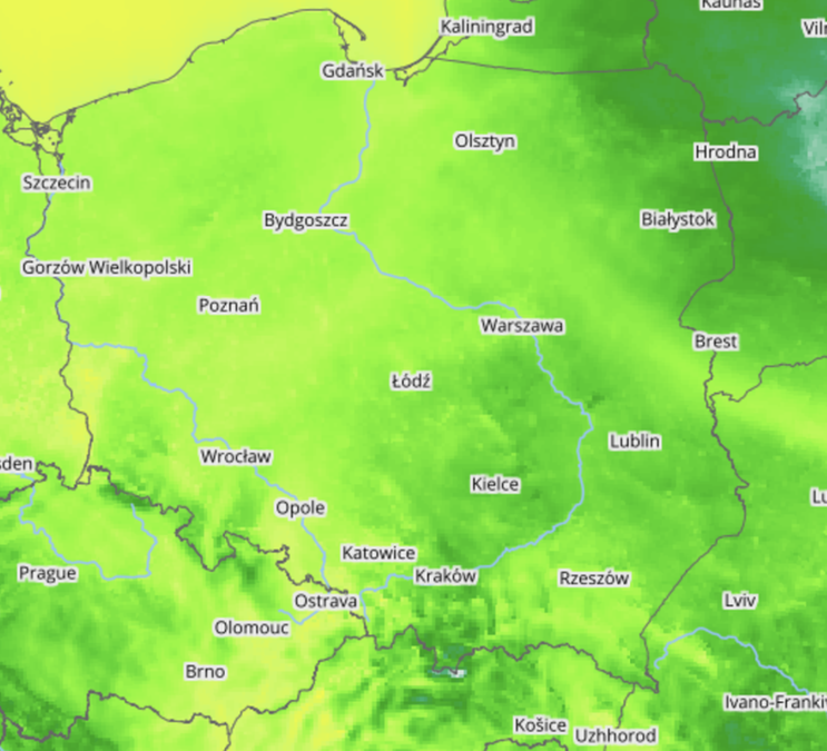 fot za: mapy.meteo.pl (UM, 4 km)