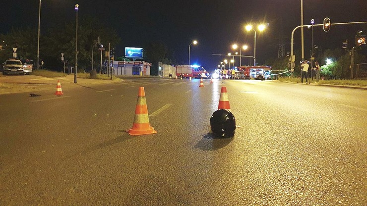 Łódź. Zderzenie auta osobowego z motocyklem. Nie żyją dwie osoby