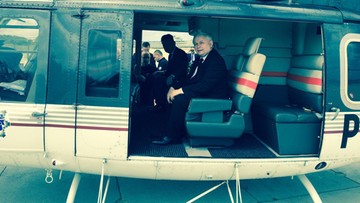 Kaczyński leciał policyjnym helikopterem. Błaszczak: wszystko zgodnie z prawem, ale szef PiS zapłaci za przelot