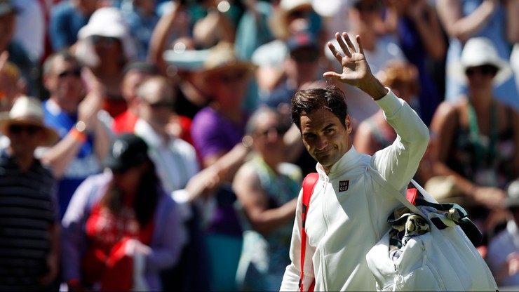 Wimbledon: Federer na początek 20. występu bez straty seta