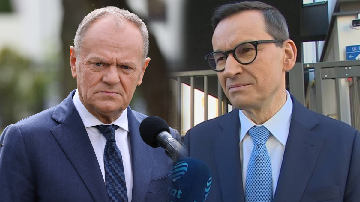 Donald Tusk i Mateusz Morawiecki.
