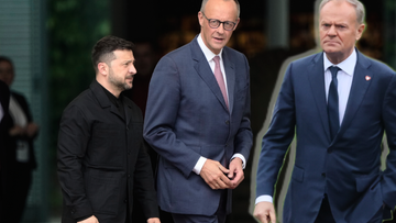 Tusk rozmawiał z Merzem o Ukrainie. "Będziemy koor