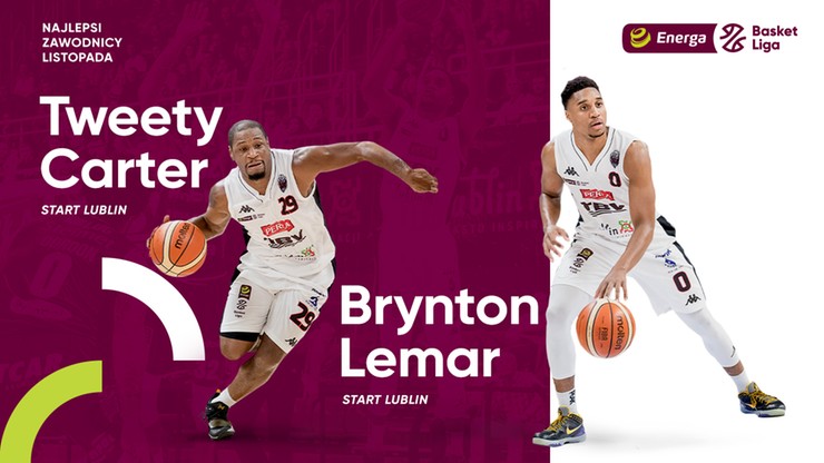 EBL: Carter i Lemar koszykarzami listopada