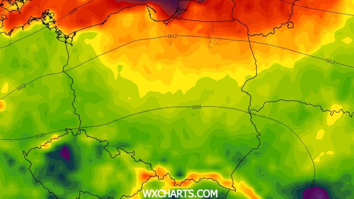 W piątek najsilniejszych wichur synoptycy IMGW spodziewają się na północy. Tam porywy mogą dochodzić do 80 km/h