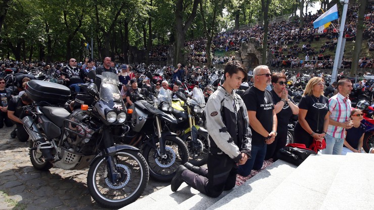 Tysiące pielgrzymów na motocyklach odwiedziło Górę św. Anny