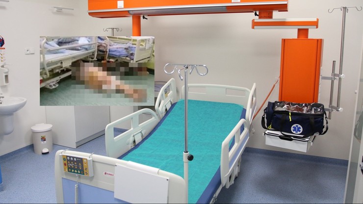 Półnaga pacjentka na podłodze szpitala w Zgierzu. "Jest nam niezmiernie przykro"
