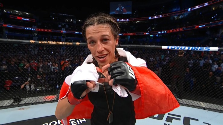 Jędrzejczyk od drugiej rundy walczyła z kontuzją. "Czas na starcie o pas!"