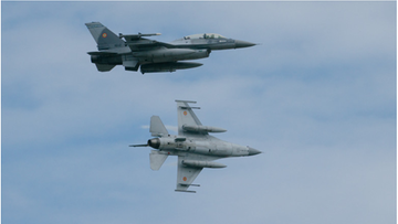 Obcy dron w przestrzeni NATO. Poderwano myśliwce F-16