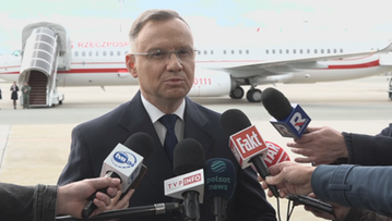 Prezydent Andrzej Duda leci do USA. 
