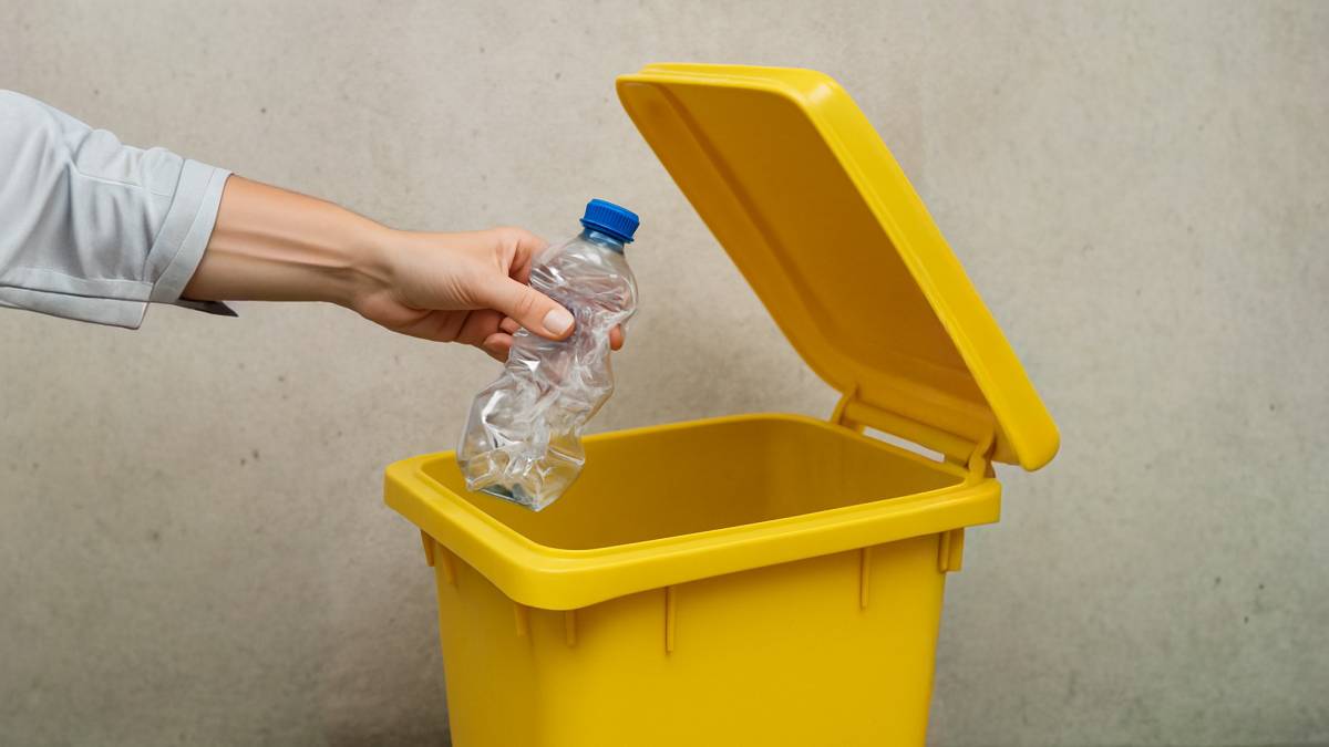 Nie wyrzucaj butelek kaucyjnych do kubła. Fot. Pixabay.