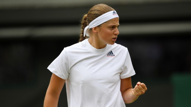 Wimbledon: Ostapenko pierwszą półfinalistką