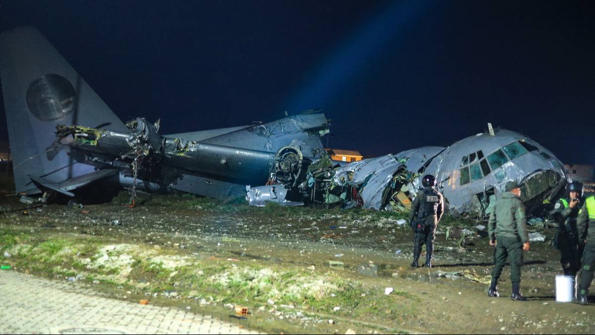 Katastrofa samolotu wojskowego w Boliwii. Maszyna transportowała pieniądze
