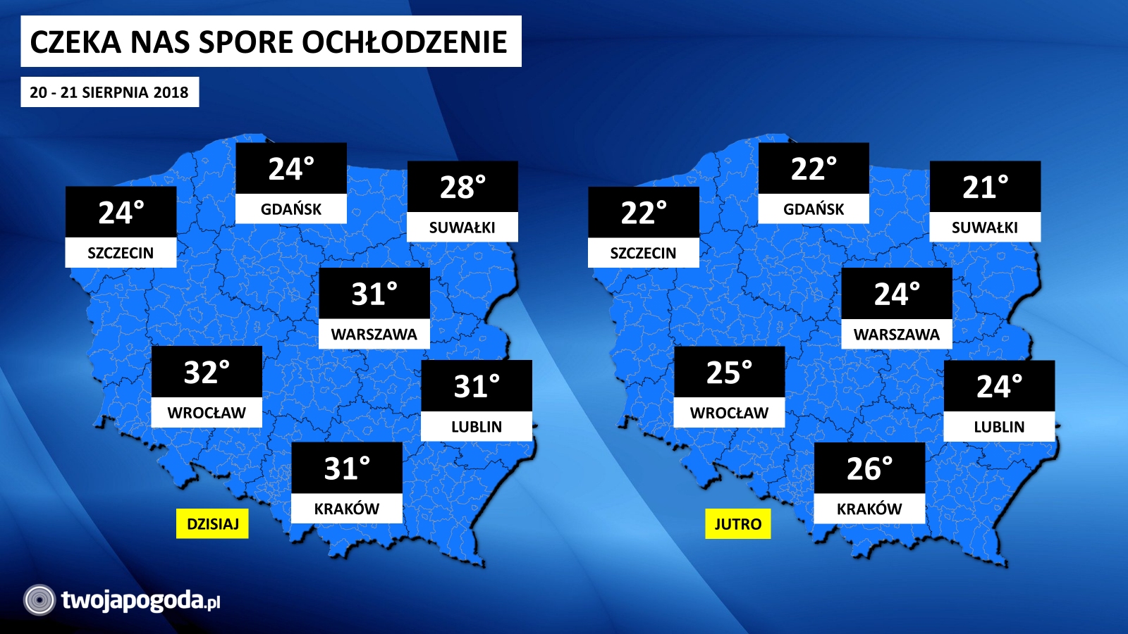 Czeka nas spore ochłodzenie