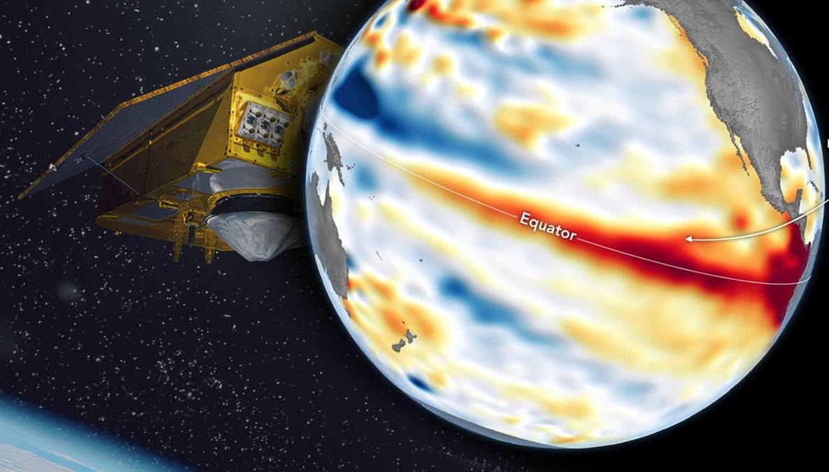 Satelita NASA wykrył gigantyczną falę na Pacyfiku — ostrzeżenie przed anomaliami pogodowymi