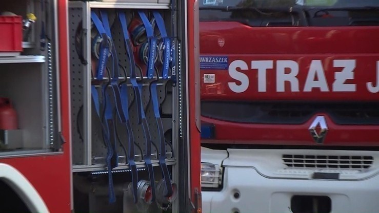 Pożar samochodu na S7. Zablokowany prawy pas w kierunku Gdańska