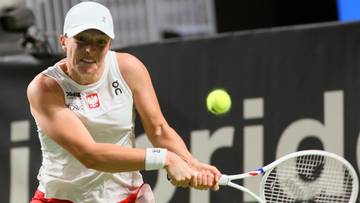 Tenisistka Magda Linette podczas meczu