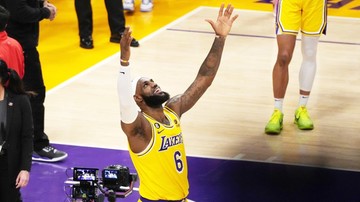 Los Angeles Lakers z awansem. Wielka gwiazda na trybunach