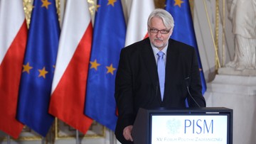 Waszczykowski: zawsze dążyliśmy do tego, by Polska była liczącym się uczestnikiem polityki światowej