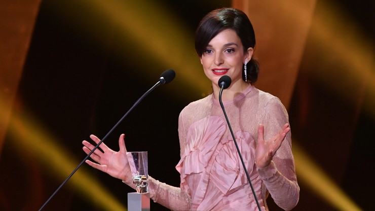 Aktorka Maria Dębska odebrała nagrodę za główną rolę kobiecą w filmie 